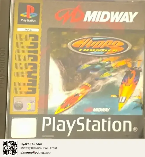 Hydro Thunder PlayStation, PAL box front
