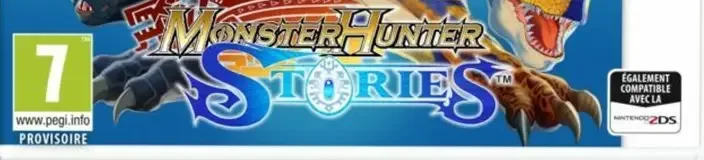 Monster Hunter Stories, the PEGI square on its front