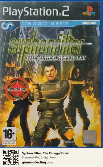 Syphon Filter: The Omega Strain PlayStation 2, Italy box front