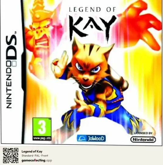 Legend of Kay Nintendo DS, PAL box front