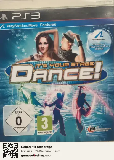 Dance! It's Your Stage PlayStation 3, Germany box front