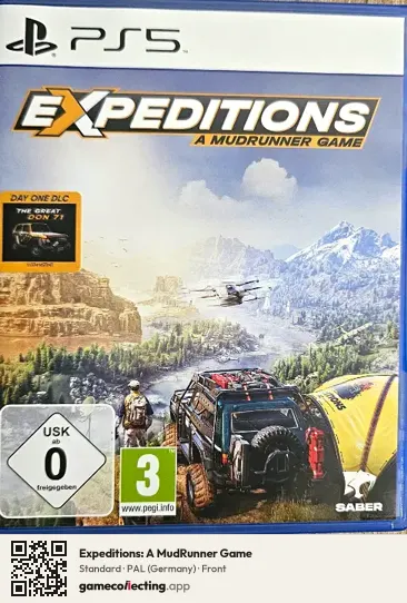 Expeditions: A MudRunner Game PlayStation 5, Germany box front