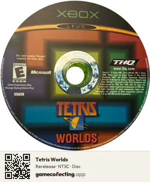 Tetris Worlds Xbox, NTSC disc