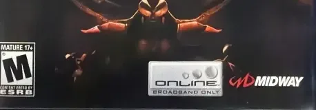 Mortal Kombat: Deception, the ESRB box on its front