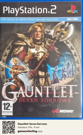 Gauntlet: Seven Sorrows PlayStation 2, PAL box front