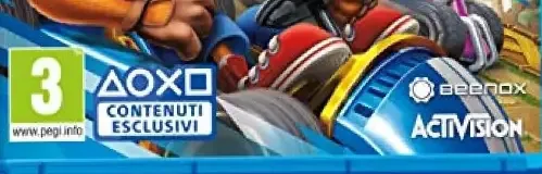 Crash Team Racing Nitro-Fueled, the PEGI square on its front