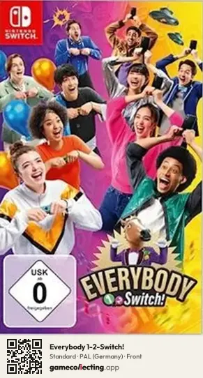 Everybody 1-2-Switch! Nintendo Switch, Germany box front