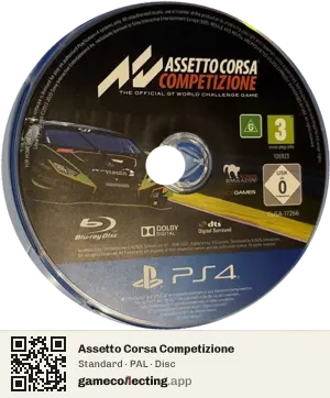 Assetto Corsa Competizione PlayStation 4, PAL disc