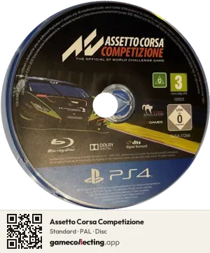 Assetto Corsa Competizione PlayStation 4, PAL disc