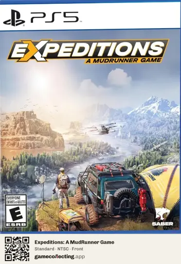 Expeditions: A MudRunner Game PlayStation 5, NTSC box front