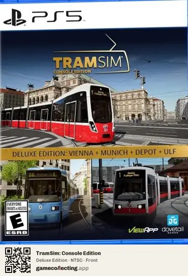 TramSim: Console Edition PlayStation 5, NTSC box front