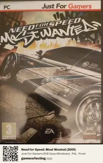 Need for Speed: Most Wanted (2005) Computer, PAL box front