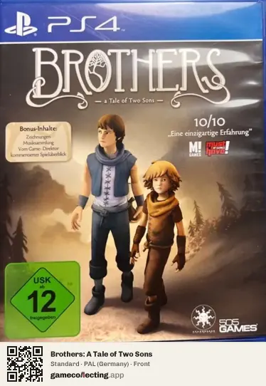 Brothers: A Tale of Two Sons PlayStation 4, Germany box front