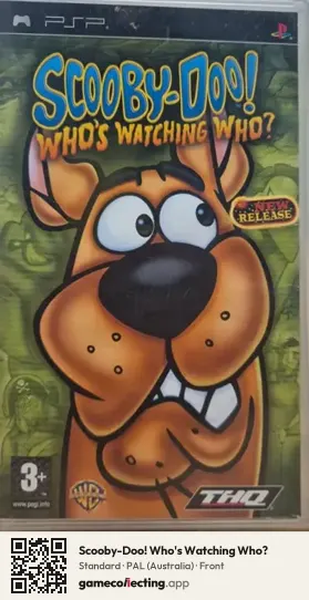 Scooby-Doo! Who's Watching Who? PlayStation Portable, Australia box front