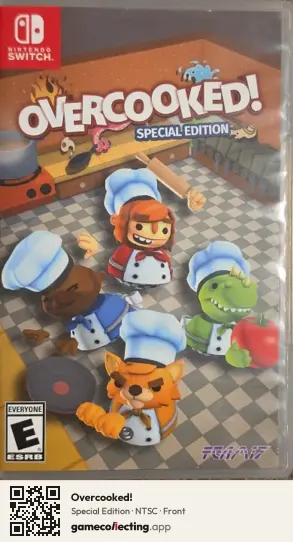 Overcooked! Nintendo Switch, NTSC box front