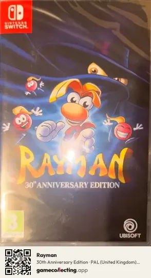 Rayman Nintendo Switch, United Kingdom box front