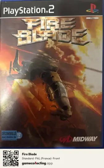 Fire Blade PlayStation 2, France box front