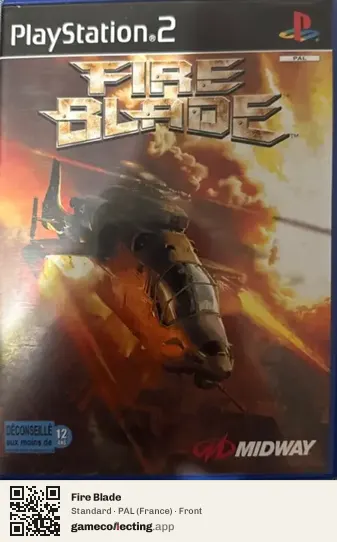Fire Blade PlayStation 2, France box front