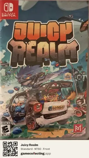 Juicy Realm Nintendo Switch, NTSC box front