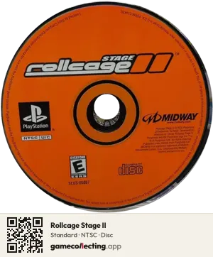 Rollcage Stage II PlayStation, NTSC disc