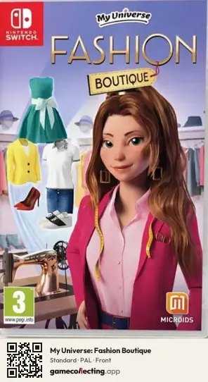 My Universe: Fashion Boutique Nintendo Switch, PAL box front