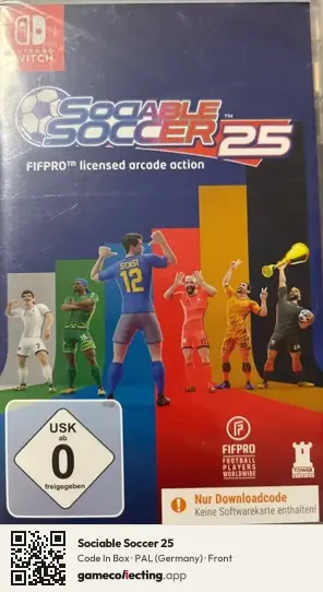 Sociable Soccer 25 Nintendo Switch, Germany box front