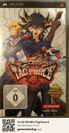 Yu-Gi-Oh! 5D's Tag Force 4 PlayStation Portable, Germany box front
