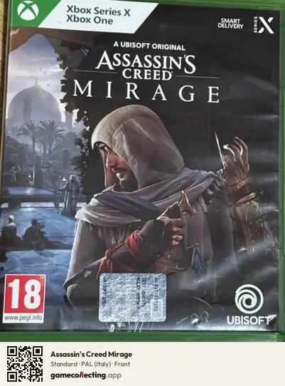 Assassin's Creed Mirage Xbox Series X, Italy box front