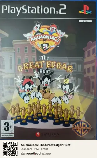Animaniacs: The Great Edgar Hunt PlayStation 2, PAL box front