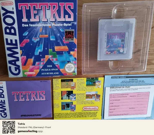 Tetris Game Boy, Germany box front