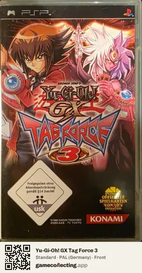 Yu-Gi-Oh! GX Tag Force 3 PlayStation Portable, Germany box front