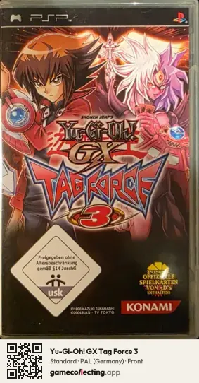 Yu-Gi-Oh! GX Tag Force 3 PlayStation Portable, Germany box front