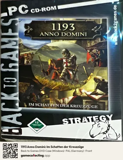 1193 Anno Domini: Im Schatten der Kreuzzüge Computer, Germany box front