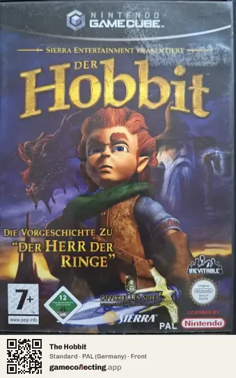 The Hobbit Nintendo GameCube, Germany box front