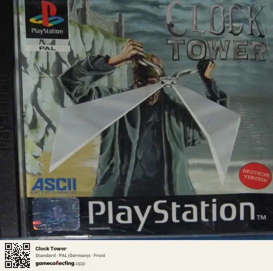 Clock Tower PlayStation, Germany box front