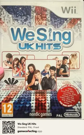 We Sing UK Hits Nintendo Wii, PAL box front