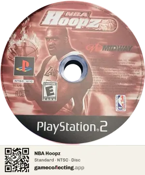 NBA Hoopz PlayStation 2, NTSC disc