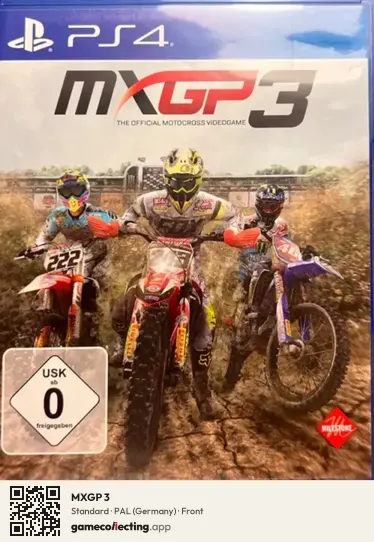 MXGP 3 PlayStation 4, Germany box front