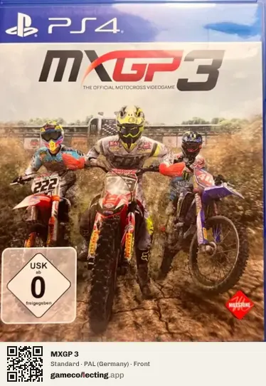 MXGP 3 PlayStation 4, Germany box front
