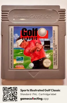 Sports Illustrated Golf Classic Game Boy, PAL cartridge label