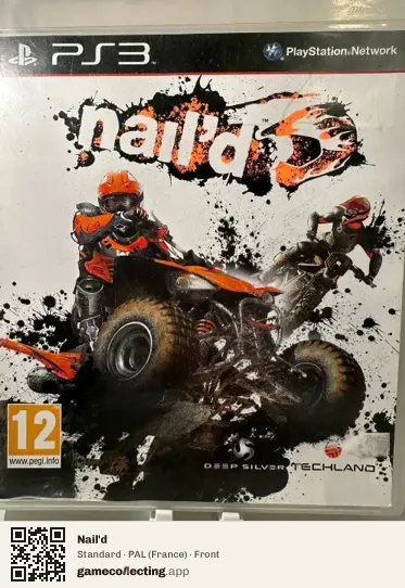 Nail'd PlayStation 3, France box front