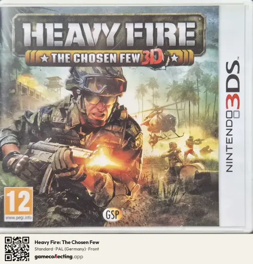 Heavy Fire: The Chosen Few Nintendo 3DS, Germany box front