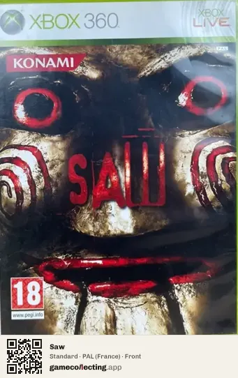 Saw Xbox 360, France box front