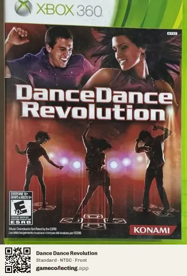 Dance Dance Revolution Xbox 360, NTSC box front
