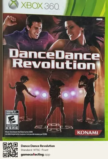 Dance Dance Revolution Xbox 360, NTSC box front