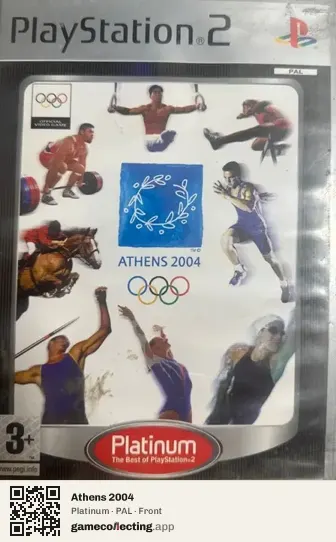 Athens 2004 PlayStation 2, PAL box front