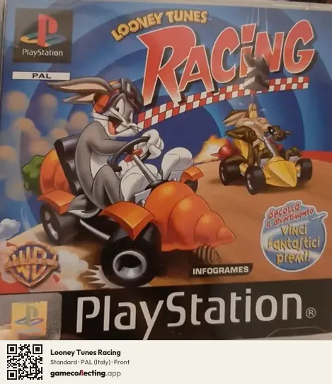 Looney Tunes Racing PlayStation, Italy box front