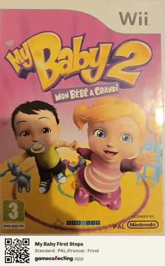 My Baby First Steps Nintendo Wii, France box front