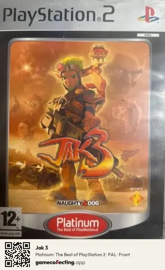 Jak 3 PlayStation 2, PAL box front