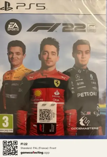 F1 22 PlayStation 5, France box front